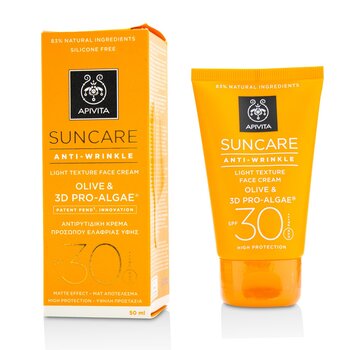 Suncare Anti-Wrinkle Light Texture Face Cream SPF 30 (Exp. Date: 11/2021)