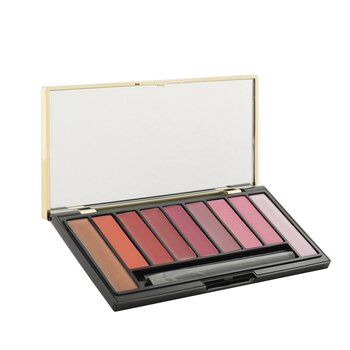 L'Absolu Rouge Lip Palette Holiday Edition (7x Lip Color, 2x Sparkling Top Coat, 1x Brush)